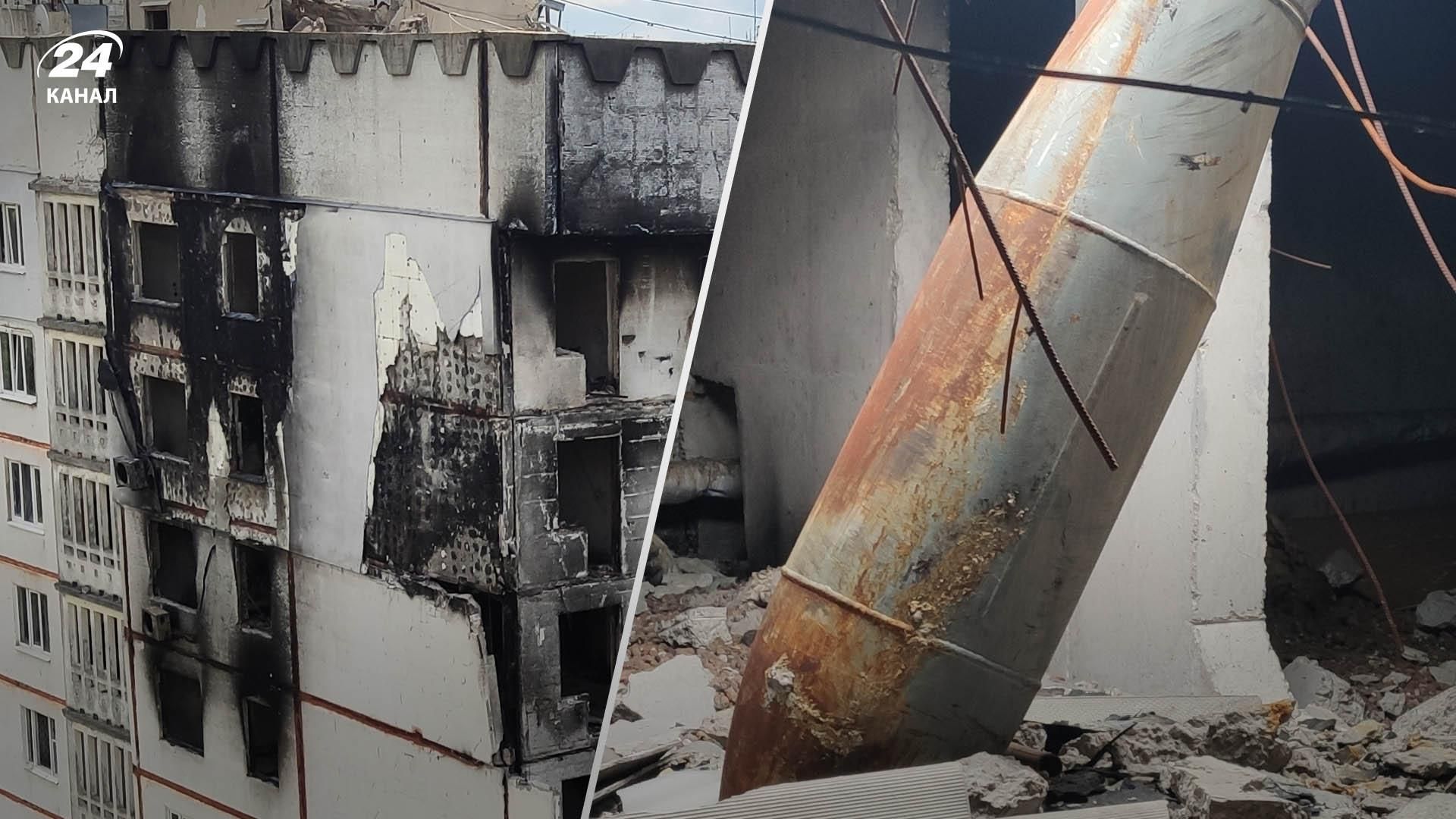 Харківські піротехніки зняли з даху будинку 500-кілограмову авіабомбу, що не розірвалася