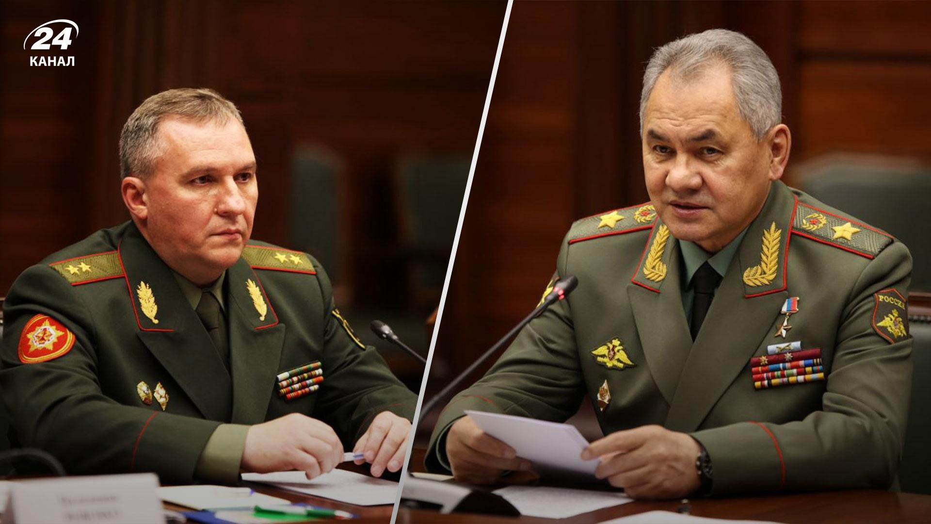 Шойгу заявив про "термінову необхідність" зміцнити оборону Росії та Білорусі