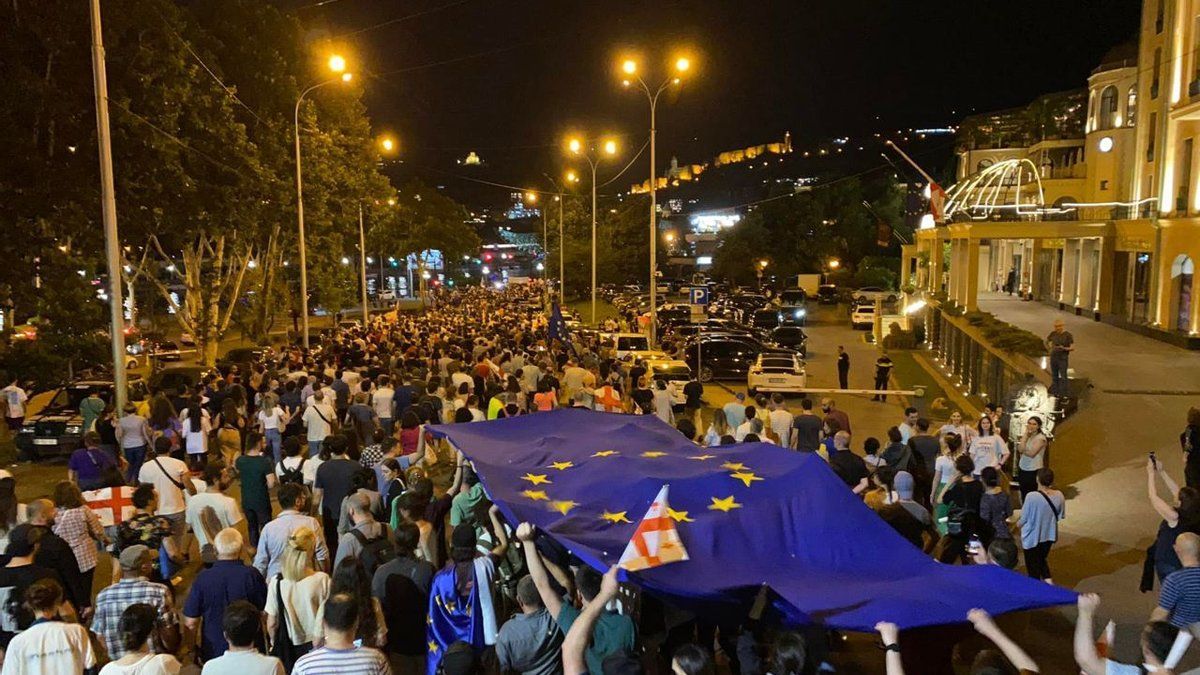 Це впливає на політичну ситуацію в Грузії, –  Васадзе про масштабний мітинг у Тбілісі