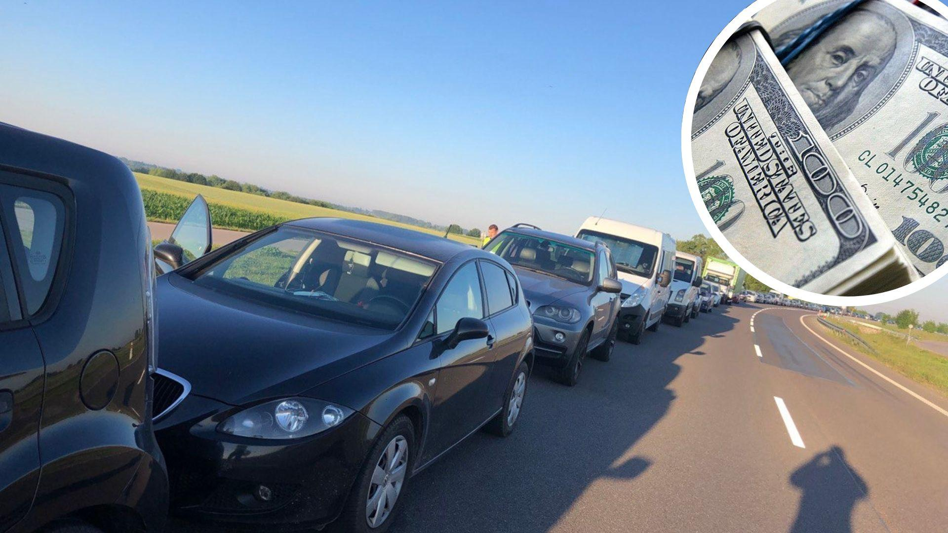 До 250 доларів за місце: на пропуску "Ягодин" вишукувалася 40-кілометрова черга з легковиків