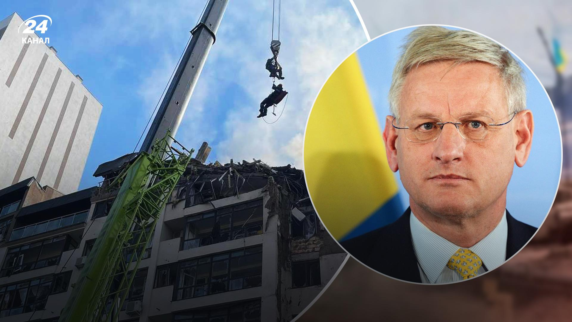 Удар по Киеву – намеренная эскалация со стороны РФ и сигнал к G7, – сопредседатель Евросовета