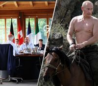 "Ми влаштуємо верхову їзду з голим торсом": лідери G7 висміяли "крутий" образ Путіна