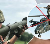 Николаевские десантники сбили российский вертолет Ка-52 "Аллигатор"