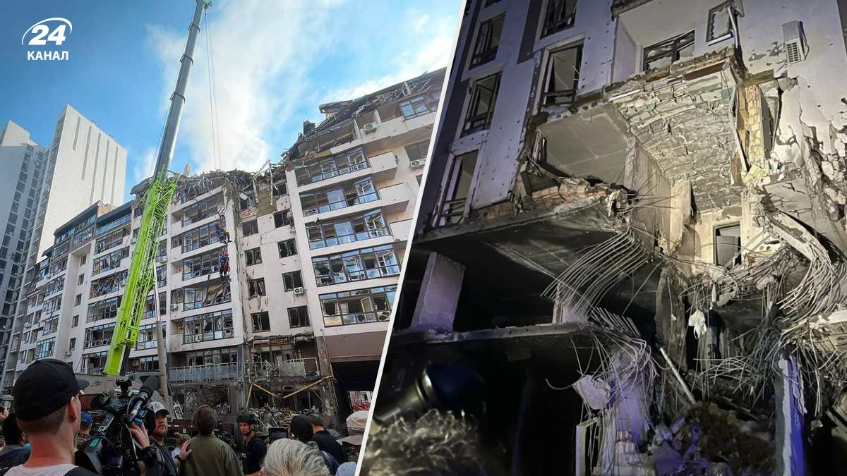 В КГГА опровергли фейк о том, что россияне попали ракетой в то же здание, что в апреле