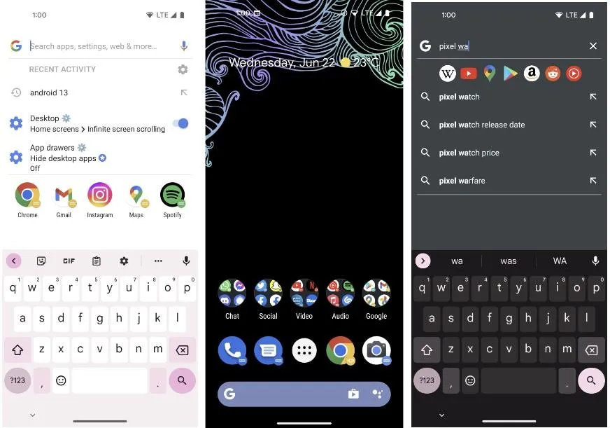 Скриншот Action Launcher Скриншот Action Launcher
