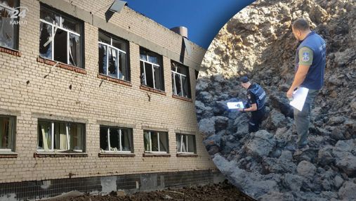 "Во дворе школы – 6-метровая воронка": эксклюзивные кадры жутких последствий обстрела Харькова