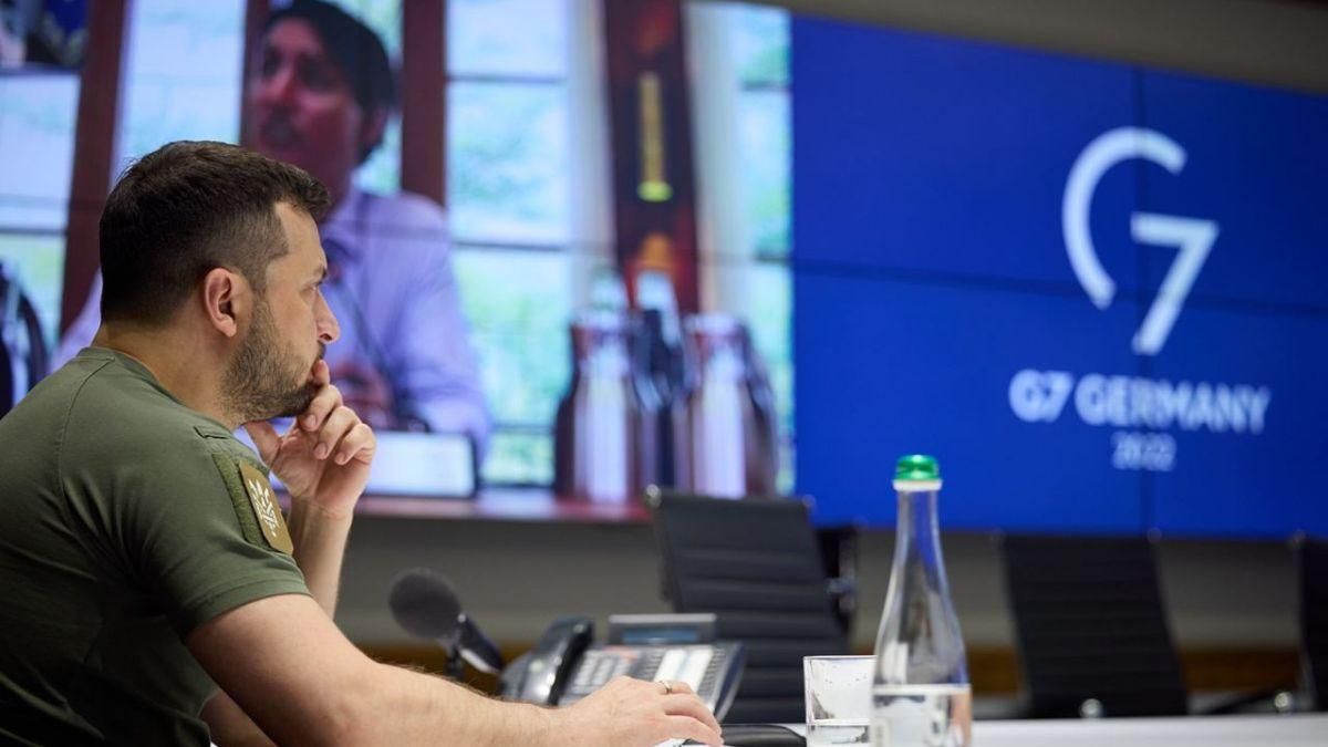 Зеленский сказал лидерам G7, что сейчас не время для переговоров с Россией, – СМИ Зеленский сказал лидерам G7, что сейчас не время для переговоров с Россией, – СМИ