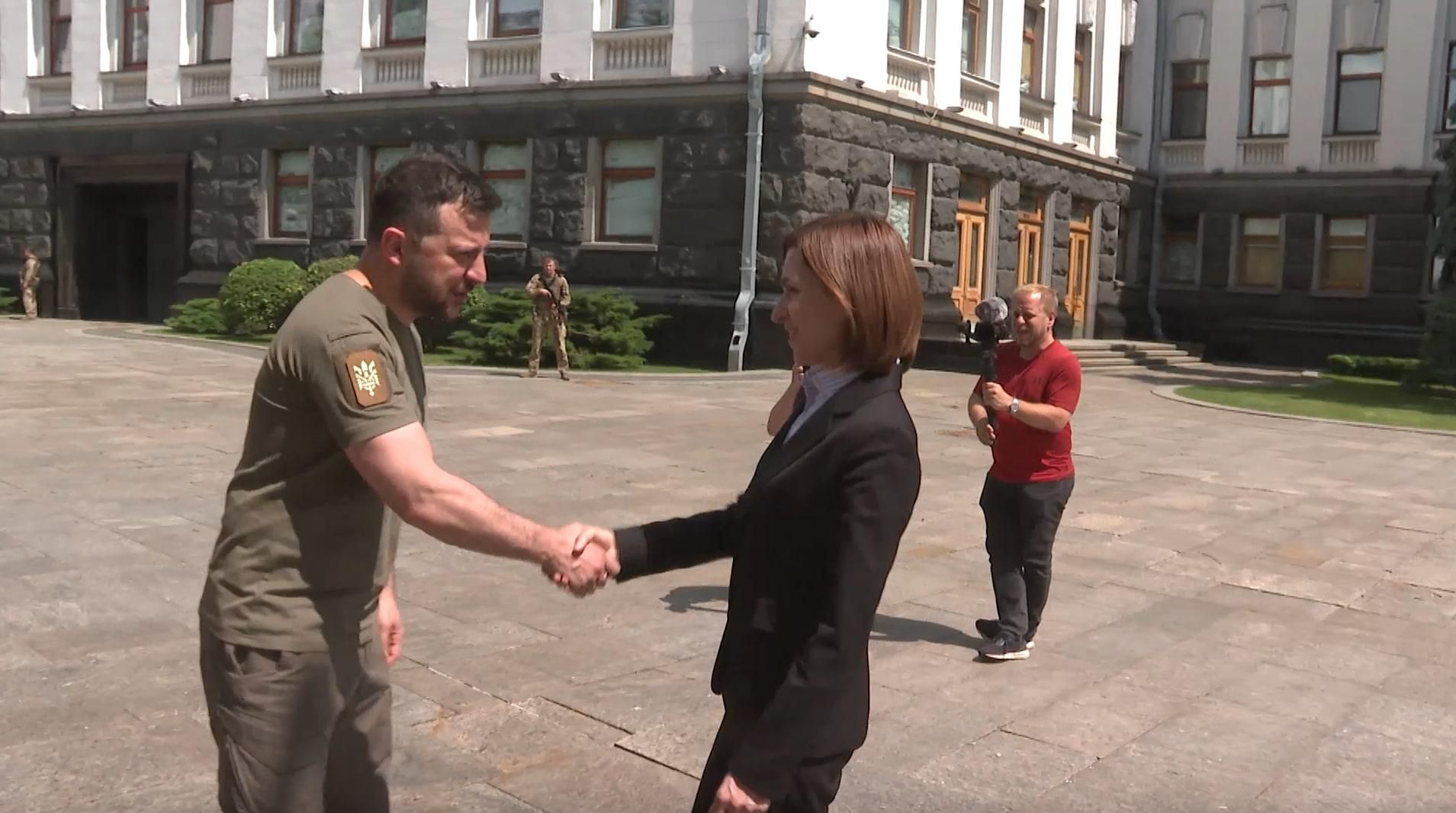 У нас не лише спільний кордон, а й цінності, – Зеленський зустрів Санду у Києві У нас не лише спільний кордон, а й цінності, – Зеленський зустрів Санду у Києві