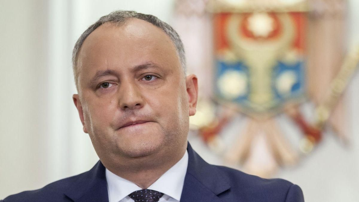 Экс-президент Молдовы Додон обвиняется в превышении полномочий