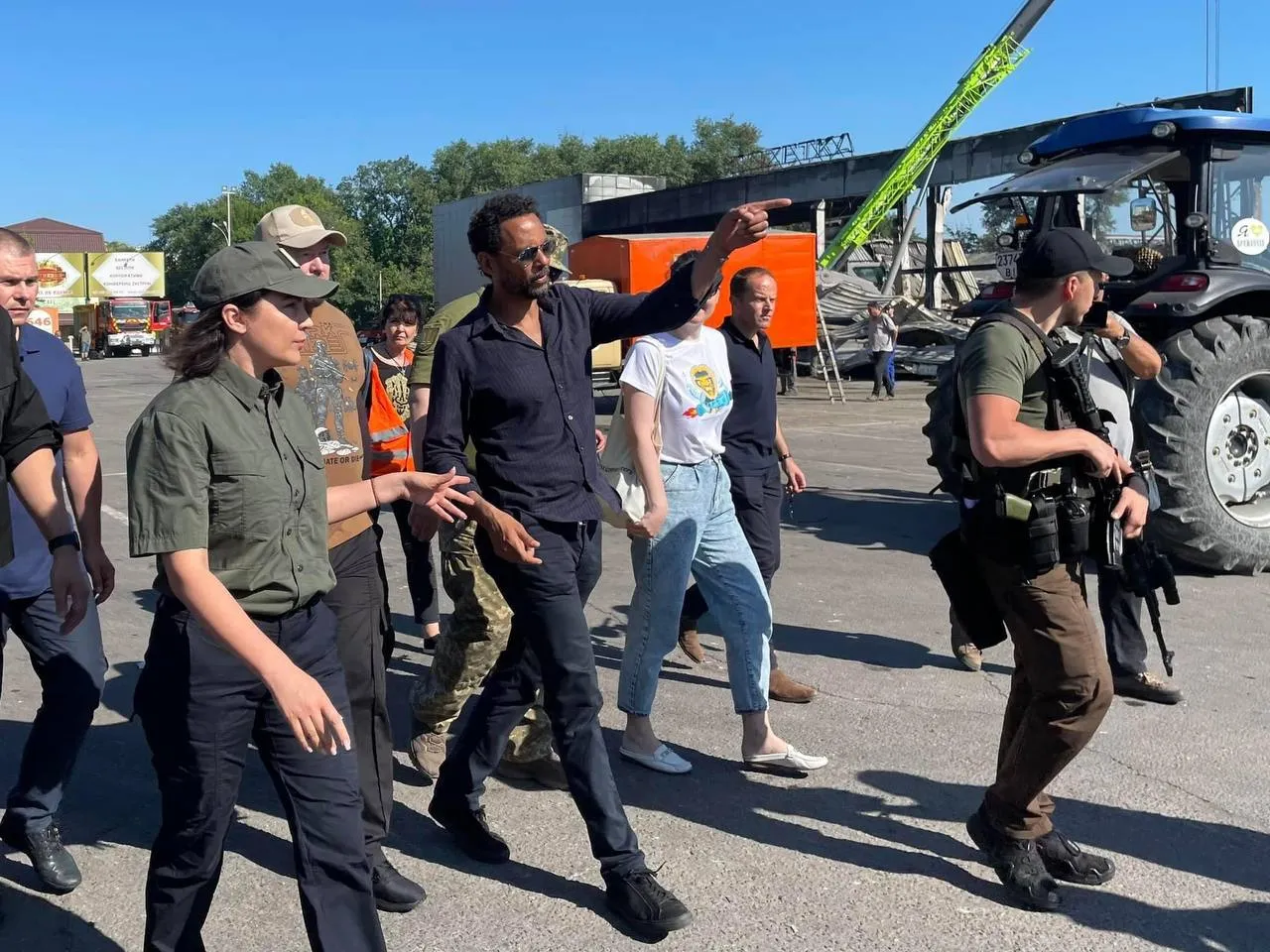 Венедіктова побувала на місці ракетного удару у Кременчуку Венедіктова побувала на місці ракетного удару у Кременчуку