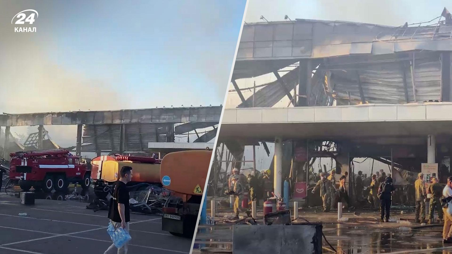 ТРЦ у Кременчуку, по якому влучили окупанти, повністю знищений