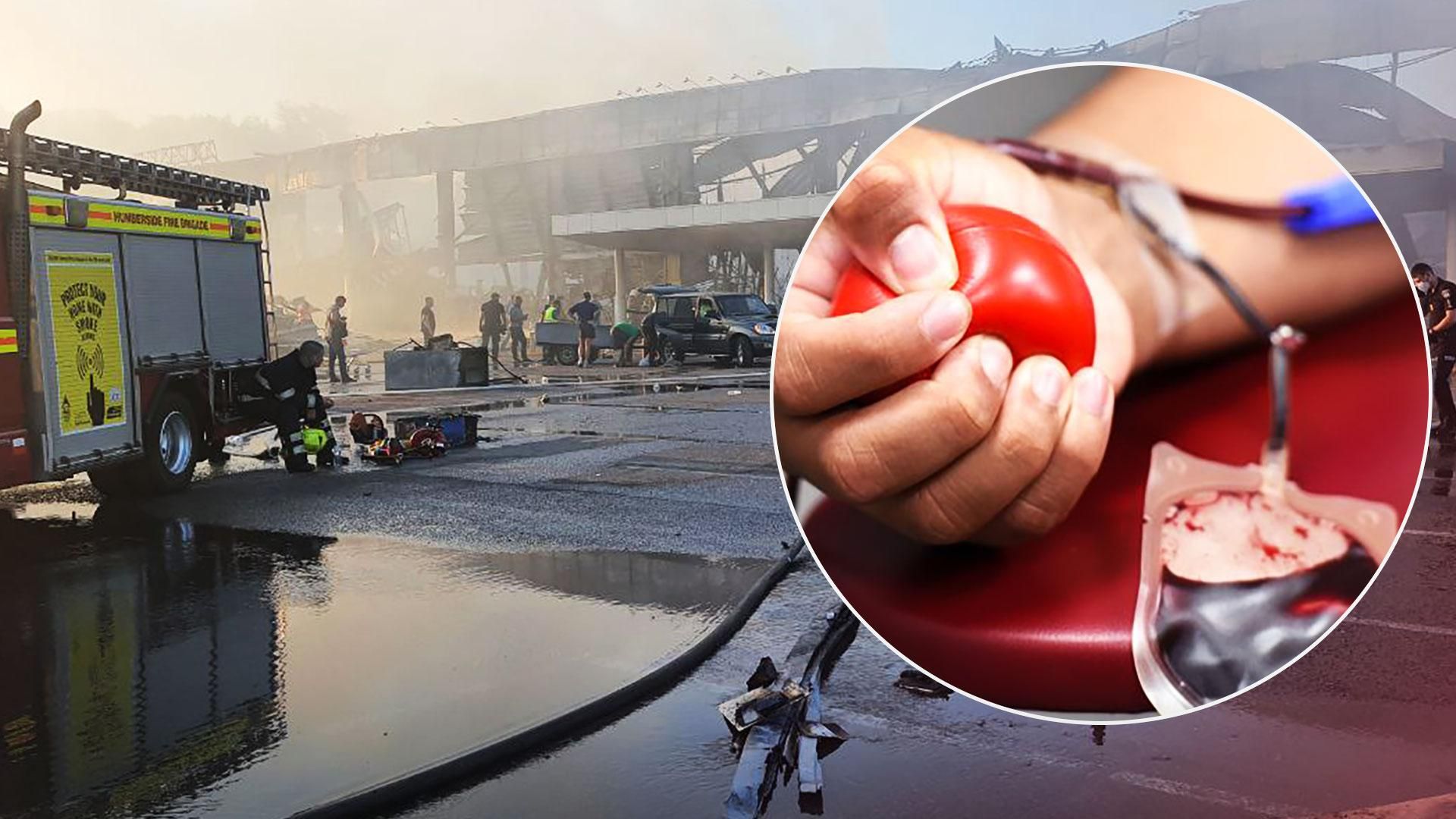 У Кременчуку та в Полтавській області достатньо запасів крові після ракетного удару У Кременчуку та в Полтавській області достатньо запасів крові після ракетного удару