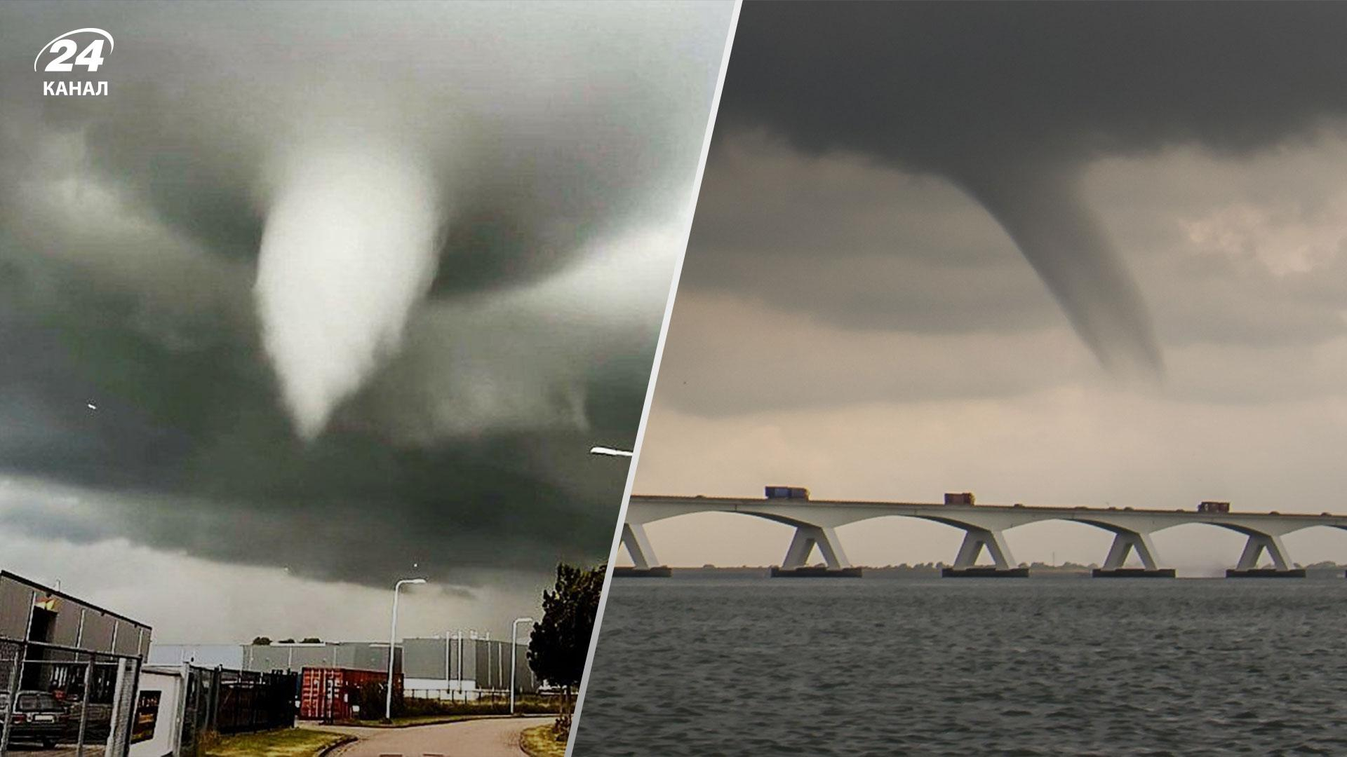 Ужасный ураган в Нидерландах