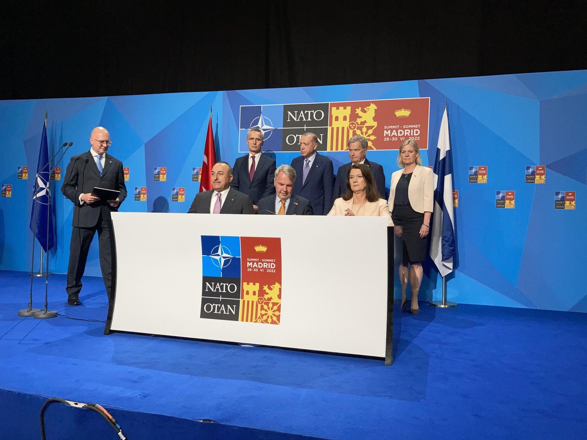 Туреччина розблокувала вступ Швеції та Фінляндії до НАТО Туреччина розблокувала вступ Швеції та Фінляндії до НАТО