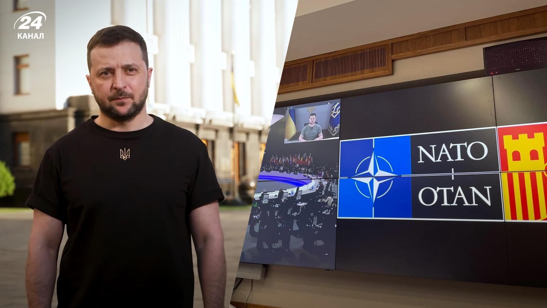 Зеленський виступив під час саміту НАТО в Мадриді - про що говорив президент 29 червня Зеленський виступив під час саміту НАТО в Мадриді - про що говорив президент 29 червня
