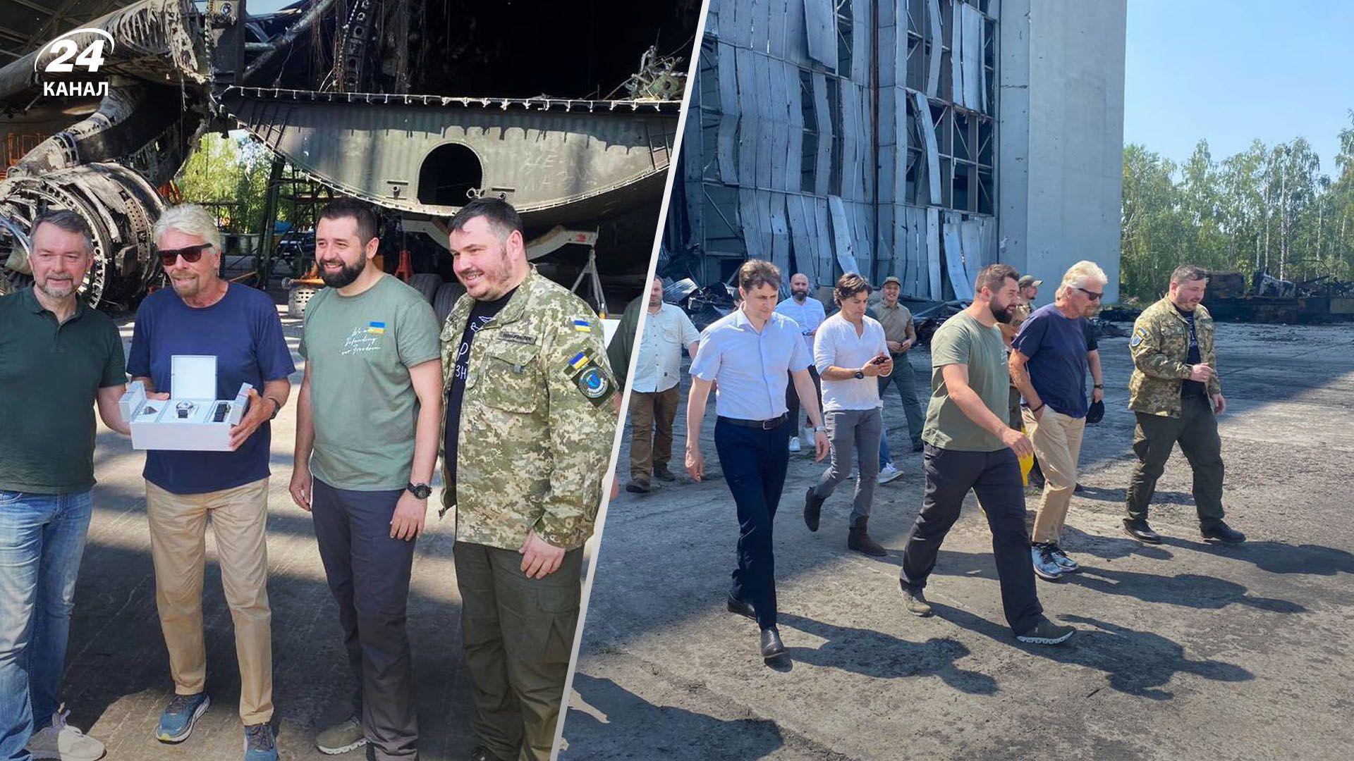 Миллиардер Ричард Брэнсон приехал в Украину: посетил Гостомель и встретился с президентом Миллиардер Ричард Брэнсон приехал в Украину: посетил Гостомель и встретился с президентом