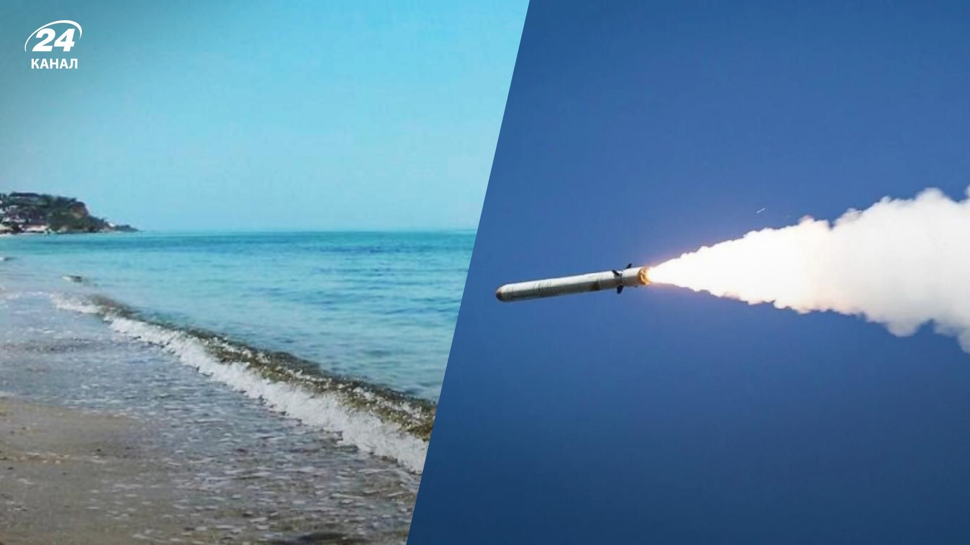 Росіяни випустили по Одеському районі 6 ракет - з них 5 впали на узбережжя Чорного моря