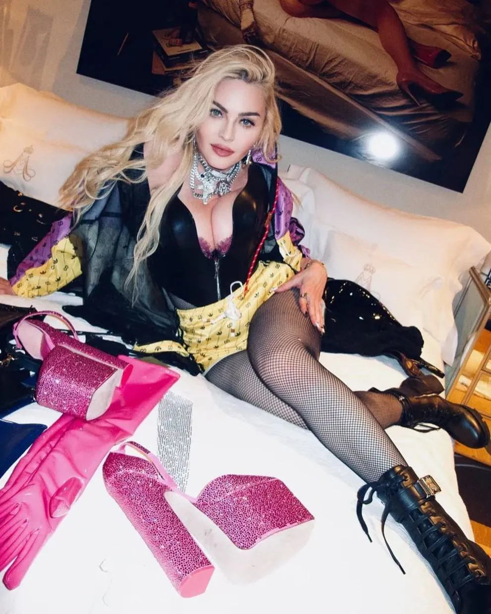 Мадонна одягнула корсет від українського бренду