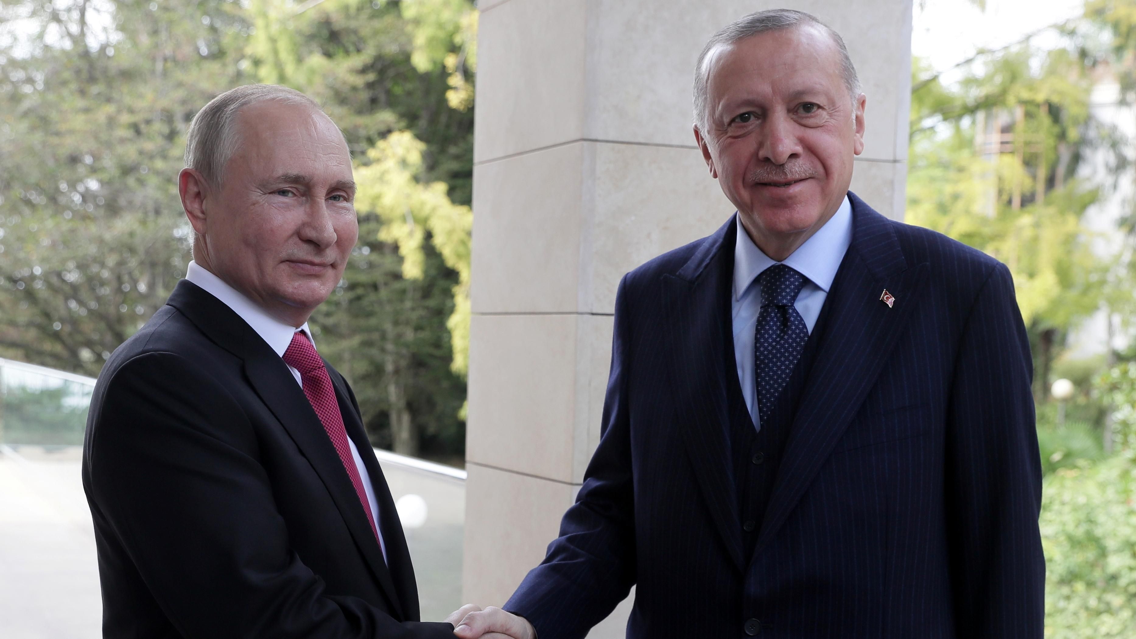 Эрдоган и Путин (иллюстративный фото)