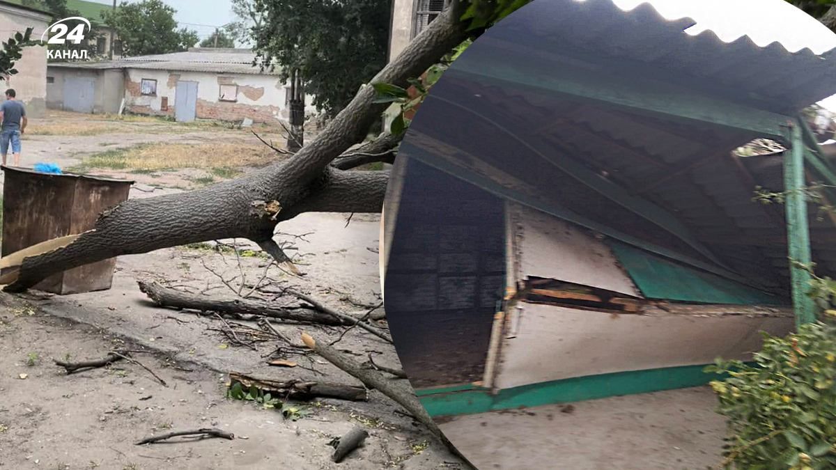 Непогода в Одесской области срывала крыши