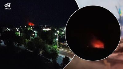Горит и детонирует: в оккупированной Кадиевке Луганской области слышали "хлопки" на складе боеприпасов