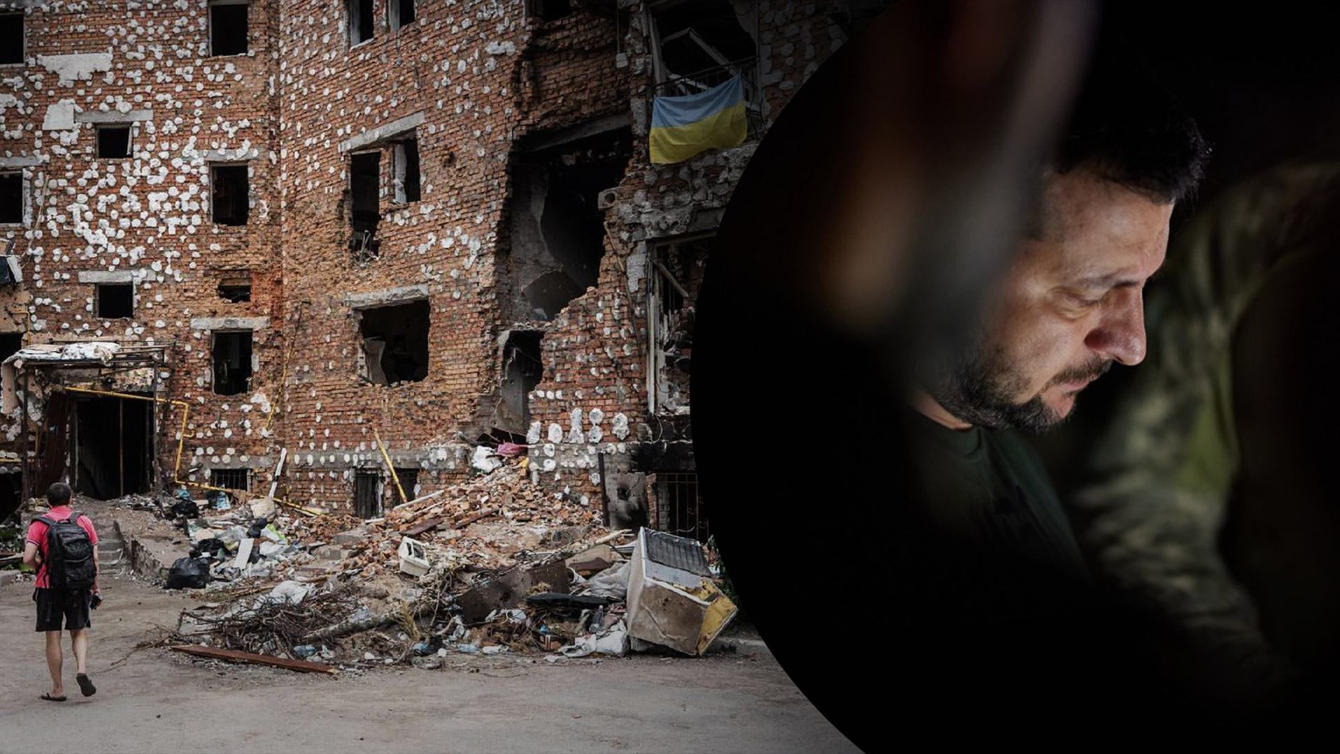 Зеленский показал фотографии, доказывающие несокрушимость украинцев