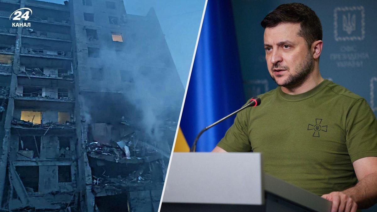 Ракетний удар по Одещині 1 липня 2022 - реакція президента Ракетний удар по Одещині 1 липня 2022 - реакція президента