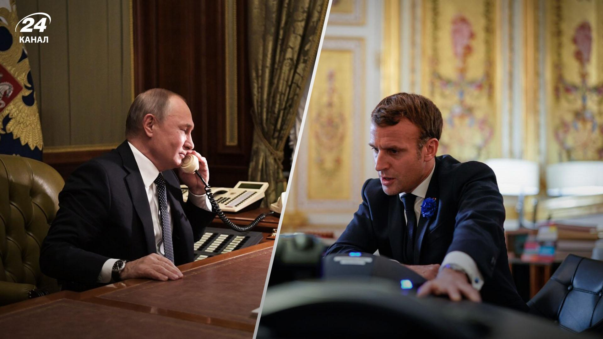 Путін та Макрон поговорять по телефону часто