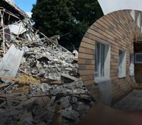 Разрушили гостиничный комплекс: видео ужасных последствий обстрела Краматорска