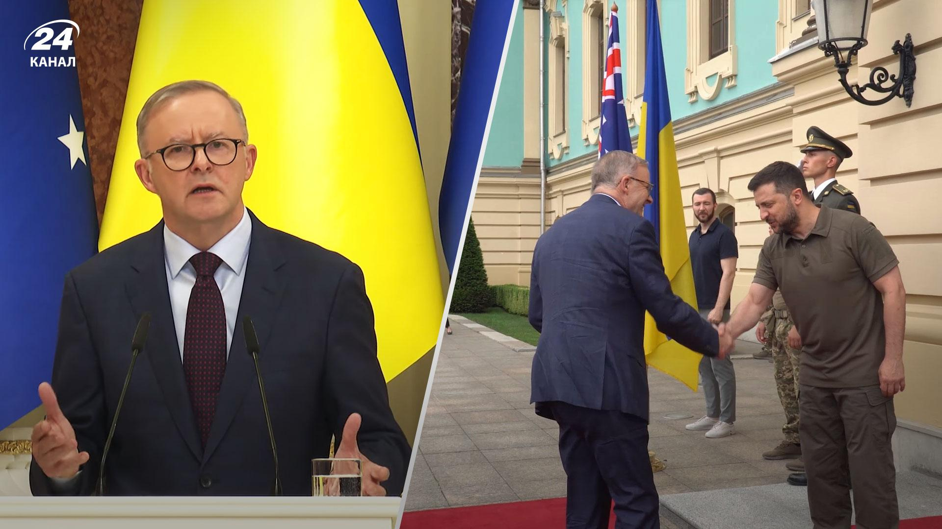 Премьер-министр Австралии посетил Украину
