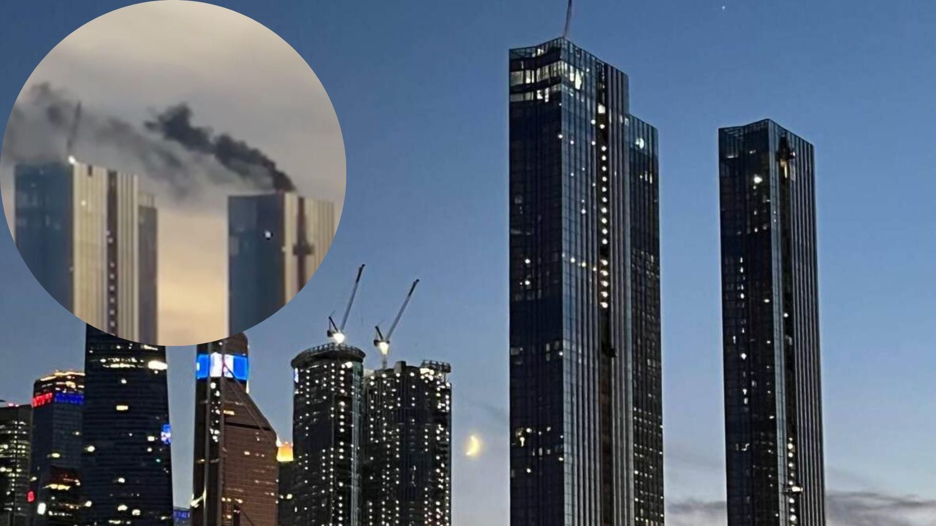 У центрі Москви горіла вежа У центрі Москви горіла вежа