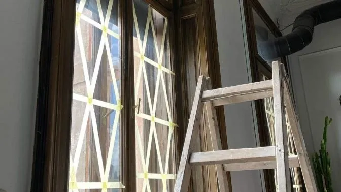 Схема заклеивания окон Схема заклеивания окон