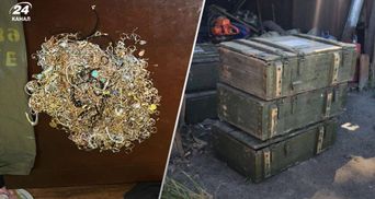 Експравоохоронці пограбували обстріляне сховище із золотом: вкрали коштовностей на 90 мільйонів