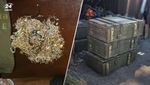 Экс-правохранители ограбили обстрелянный склад с золотом: украли драгоценностей на 90 миллионов