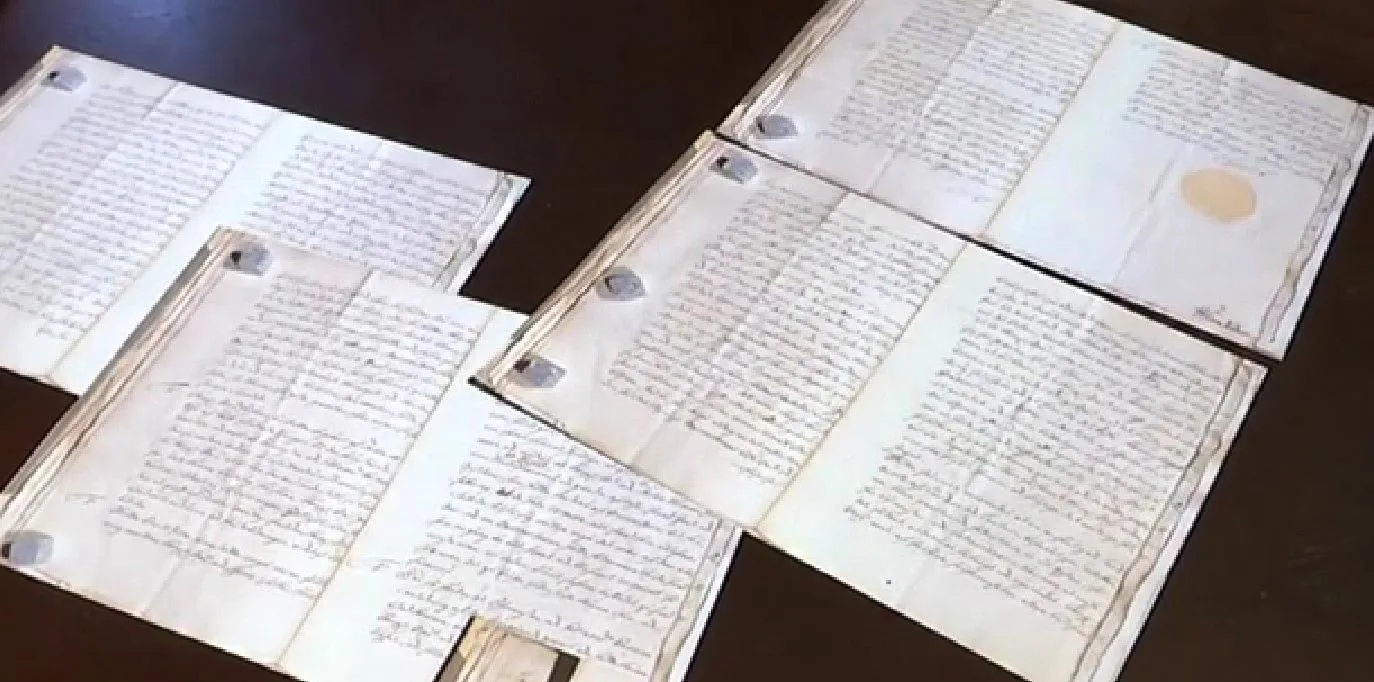 Премьер Швеции привезла копию письма Карла XII Премьер Швеции привезла копию письма Карла XII