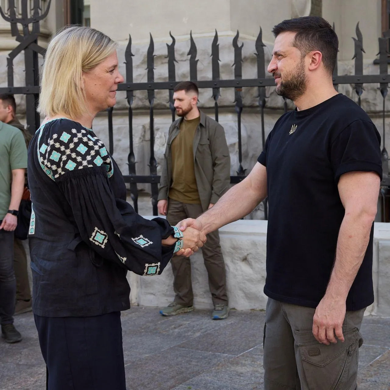 Прем'єр-міністерка Швеції Магдалена Андерссон з Зеленським у Києві Прем'єр-міністерка Швеції Магдалена Андерссон з Зеленським у Києві