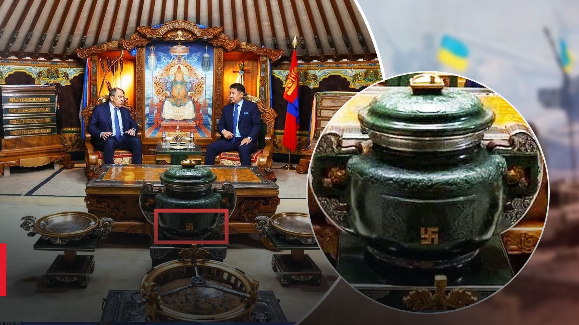 Главный дипломат "денацификаторов" Лавров засветился на фото рядом со свастикой - 24 Канал Главный дипломат "денацификаторов" Лавров засветился на фото рядом со свастикой - 24 Канал