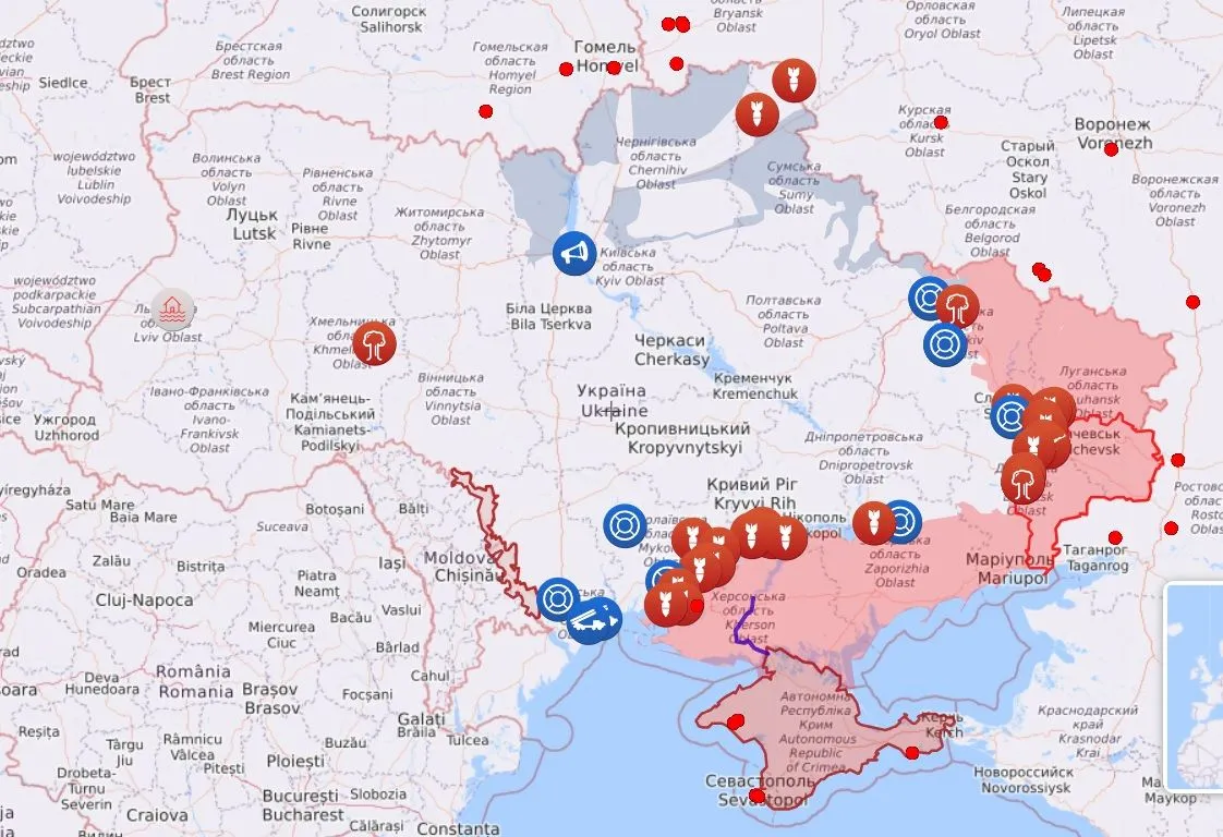 карта бойових дій станом на 6 липня карта бойових дій станом на 6 липня