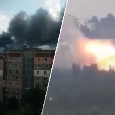 В окупованому Донецьку детонує величезний склад боєприпасів росіян