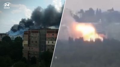 В окупованому Донецьку детонує величезний склад боєприпасів росіян