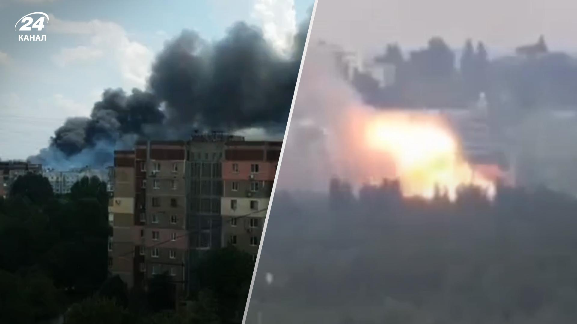 Склад з боєприпасів росіян детонує у Донечьку – відео вибухів у Донецьку