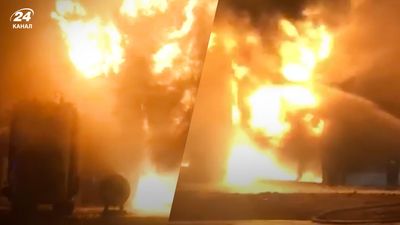 В России загорелся масштабный пожар на химическом предприятии: эпическое видео