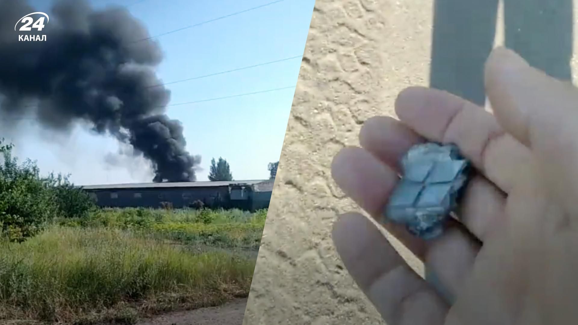 Взрывы в Макеевке - на оккупированной территории горит склад с детонирующими боеприпасами