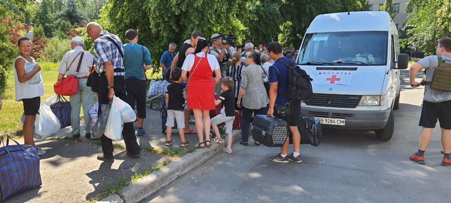 Эвакуация из Славянска