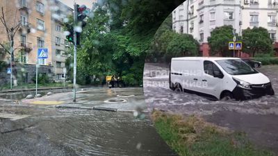 Київ "поплив": у столиці вирує потужна негода – фото та відео