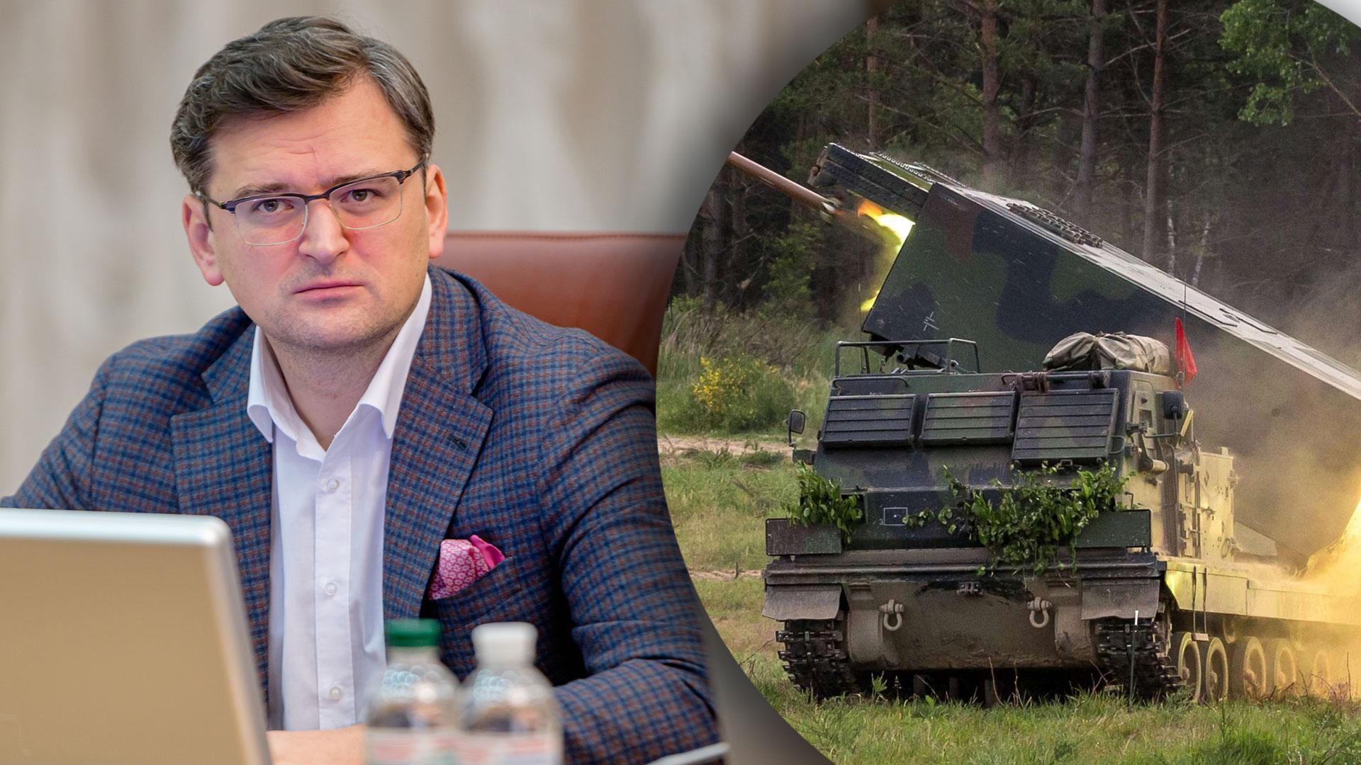 Військова допомога Німеччини Україні - заява Кулеби про самохідні гаубиці та РСЗВ