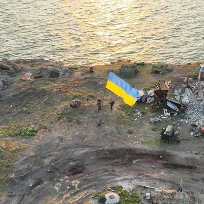 Військові підняли прапор України на Зміїному: у мережі опублікували фото