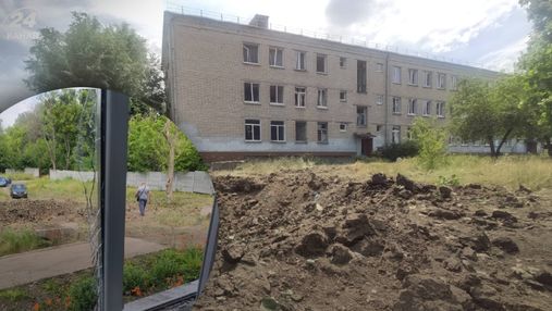 Россияне обстреляли школу-интернат в Харькове: эксклюзивные кадры страшных последствий удара