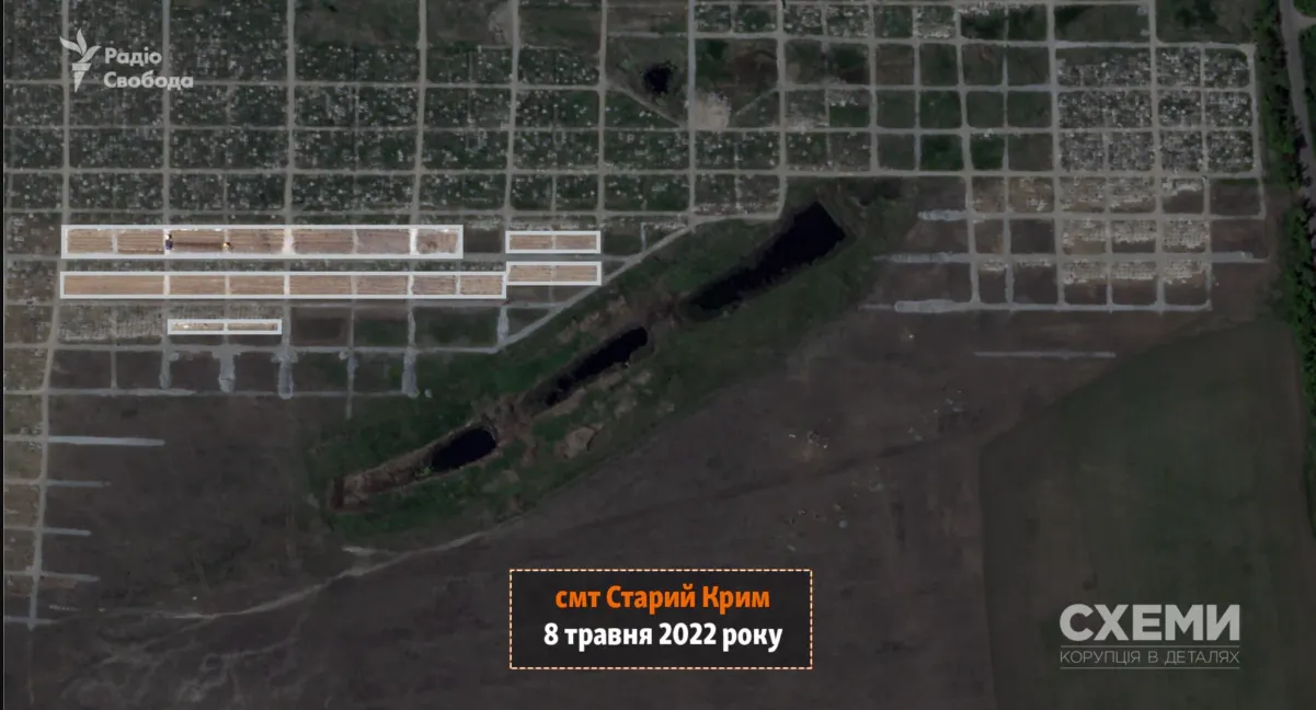 Массовые захоронения в поселке возле Мариуполя увеличились вдвое Массовые захоронения в поселке возле Мариуполя увеличились вдвое