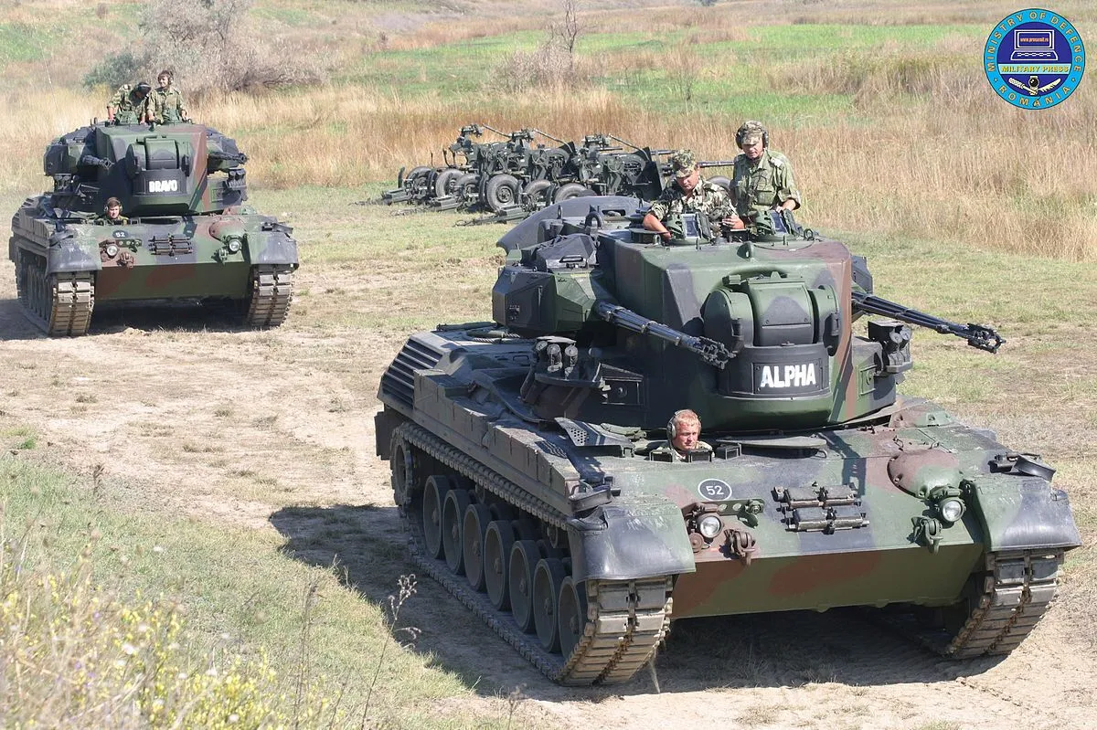 Зенитные САУ Гепард, военная помощь для Украины, Германия, поставка оружия